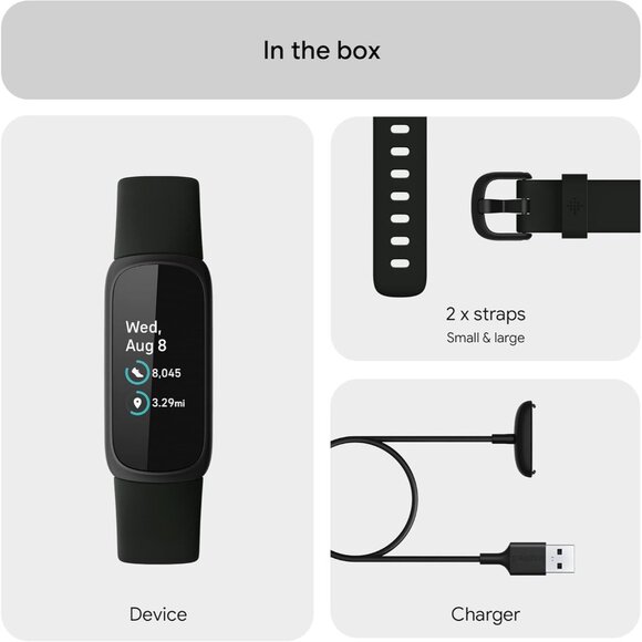 🆕 Google Fitbit Inspire Fitness Tracker Stress Management Workout Heart Rate - Picture 7 of 8